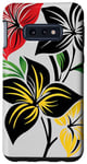 Coque pour Galaxy S10e Fleurs du 16 juin, mois de l'histoire des Noirs, jardin floral de mélanine