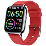 Smart Watch, Fitness Tracker 1.69" Touch Screen Fitness Watch with Heart Rate Sleep Monitor, Step Counter Smart Watch for Men Women Activity Trackers IP68 Waterproof Smartwatch Sports for iOS Android