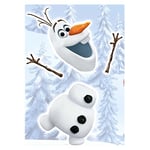 'Komar Deco de Sticker "Frozen Olaf, 1 pièce, blanc/bleu, 14045h