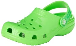 Crocs Unisex Kids Classic Clog K Clog, Neon Highlighter Green Slime, 11 UK Child