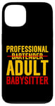 Coque pour iPhone 13 Professional Adult Babysitter Expert en barman