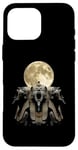 Coque pour iPhone 16 Pro Max Pharaon King Tut Lune hurlante égyptienne