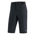 Gore Wear Short C5 Black Homme Noir