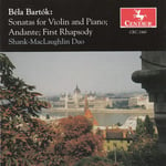 B. Bartok  Sonatas For Violin &amp; Piano: Andante,first Rhapsody  CD