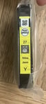 GENUINE EPSON 27 Yellow cartridge ORIGINAL T2704 ALARM CLOCK vacuum sealed ink