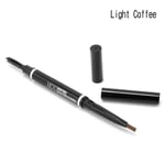 Nyx Double Head Brush Automatic Swivel Eyebrow Pencil Waterproof No Sweat Coffee