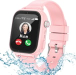 Montre Connectée Enfant - Montre 4g Gps Enfant Avec Wifi Appel Vidéo Sos Sim Téléphone Caméra Jeux Musique Excellent Cadeau Montre Intelligente Enfant Smartwatch Pour Garçons Filles De 3-14 Ans