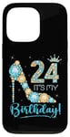 iPhone 13 Pro 24 It's My Birthday 24 Years Old 24th Birthday Girl Lady Case