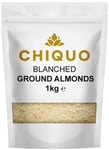 Chiquo Blanched Ground Almonds 1kg - Velvety Almond Flour - Ideal for Keto Diet