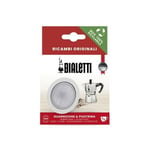 Bialetti Rechange pour mokina 1 Joint + 1 Plaquette Mini Moka ½ Coupe