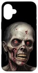 Coque pour iPhone 16 Plus Zombie horreur costume Halloween sanglant effrayant