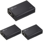 TP-Link TL-PoE10r Gigabite PoE Splitter, only compatible with IEEE 802.3af devices, not compatible with 802.3at (Pack of 3)