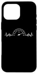 Coque pour iPhone 16 Pro Max Heartbeat Speedometer Auto Car Garage Racing Men Dad