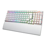 ASUS ROG Strix Scope II 96 White RGB Mechanical Keyboard, ROG NX Snow/Storm, N-K