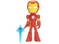 Marvel Spidey And His Amazing Friends Supersized Iron Man-Actionfigur, 3 År, Marvel, Röd, Gul