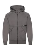 Race Bonded Zip Hood Sport Sweat-shirts & Hoodies Hoodies Grey Sail Racing