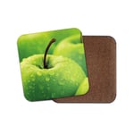 Juicy Green Apple Coaster - Granny Smith Fruit Healthy Food Cool Fun Gift #14626