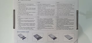 Boitier Externe Gris + housse Pour Disque Dur 2.5  PC/ MAC USB2/ESATA NEUF 