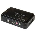 Startech 2 Port Usb Vga Kvm Switch With Audio And Cables