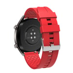 (Amazfit 22mm Red) Silikonihihna Huawei Watch 3:lle/huawei Watch Gt2:lle/samsung Galaxy Watch 3/active 2 vaihtohihnalle Amazfit Gtr:lle - Kellon rannekkeet