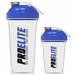 Blue 700ml+ 500ml Protein Shaker Bottle Smart Mixer Water Shake Blender Cup Ball