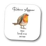 Personalised Robin Robins appear when loved ones are near Coaster-High Gloss