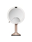 Simplehuman Sensor speil trio, rosegull