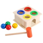 Preschool Kids Easy Toys Early Learning Educational Toy Wooden Ball Hammer Box