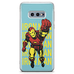 ERT GROUP Coque de téléphone Portable pour Samsung S10e Original et sous Licence Officielle Marvel Motif Iron Man 009 Parfaitement adapté à la Forme du téléphone Portable, Coque en TPU