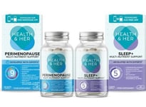 Health & Her Perimenopause Day & Night Multi Nutrient Support Supplement Bundle