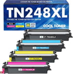 TN248XL TN248 HL-L3240cdw MFC-L3760cdw Toner: Compatible pour Brother TN-248XL TN-248 TN-248CMYK TN-248VAL DCP-L3560cdw DCP-L3520cdwe MFC-L8390cdw MFC-L8340cdw HL-L8240cdw TN 248XL 248