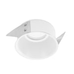 Dekorationsram för SLV F-Light Downlight trattformad vit med klart glas