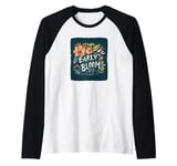 Nice Flowery Early Bloom in Spring Costume Raglan Baseball Tee