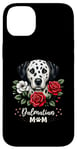 Coque pour iPhone 14 Plus Roses Flowers Dalmatian Mom Dalmatians Dal Dally Dog