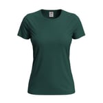 Stedman 4P Classic Women T-shirt Mörkgrön bomull Small Dam