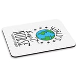 World's Best Nurse PC Computer Mouse Mat Pad - Funny Gift Present