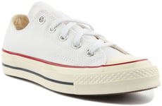 Converse All Star 162065 Chuck 70 Ox Lace Up Sneakers In White Size UK 3 - 12