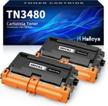 Tn3480 Tn-3480 Cartouche De Toner Compatible Avec Brother Mfc-L6900Dw Hl-L6300Dw Hl-L6400Dw Dcp-L5500Dn Hl-L5100Dn Hl-L5200Dw Mfc-L6800Dw Pour Brother Tn3480 Tn 3480 Toner (2 Noir)[DYJ071234]