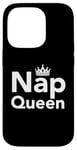 Coque pour iPhone 14 Pro Nap Queen, j'aime dormir et reposer mes yeux