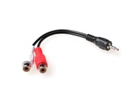 Act 0.15M 2X Rca/3.5Mm 0.15M 2 X Rca 3.5Mm Schwarz Audio-Kabel (Ak2026)