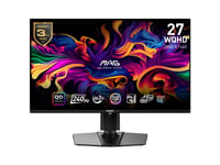 Msi Mag 271Qpx Qd-Oled E2, 67,3 Cm (26.5"), 2560 X 1440 Pixlar, Wide Quad Hd, Qdoled, 0,03 Ms, Svart