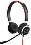 Jabra Evolve 40 UC stereo - Headset - på örat - kabelansluten - 3,5 mm kontakt