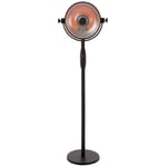 Sunred Chauffage sur Pied 2100 W Noir Radiateur Chauffe-terrasse Convecteur