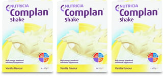 Complan Shake Vanilla Flavour 57g 4 Pack | Meal Replacement | Weight Loss X 3