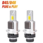 (-D4S D4R)D2S D4S 1:1 LED-ajovalot HID D1S D3S D8S D1R D3R D2H Kit Xenon LED 100000LM 180W Kaksipuolinen erittäin suuri CSP-siru 6500K 12V