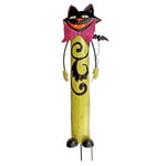 Halloween Blackie Métal Le Chat Jardin Stake - Figure Black Cat - Halloween Prop