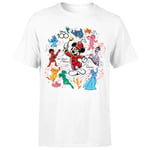 Disney 100 Years Of Disney Music Men's T-Shirt - White - S - White