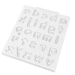 Katy Sue Designs Silikonform Bokstäver, Domed Alphabet -