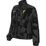 Nike Liverpool FC FQ3139-010 FQ3139-010 Football Jacket Fc Liverpool Essential Windrunner Third Woven Material (Women's), Black/Chrome Yellow