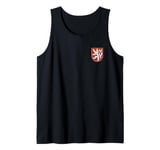 CZECH REPUBLIC CZECHIA LION SYMBOL COAT OF ARMS FLAG SHIELD Tank Top